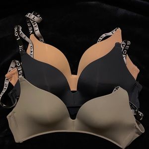 Letter Print Strap Bra Set 3-pack!